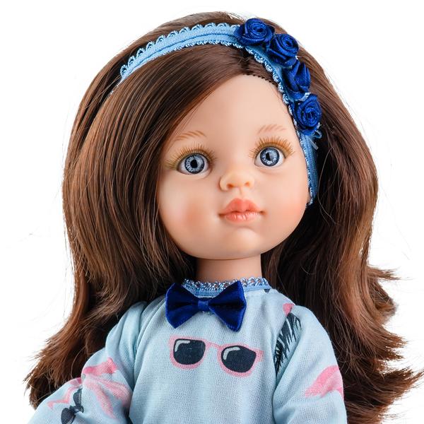Кукла Кэрол в голубом платье, 32 см.  